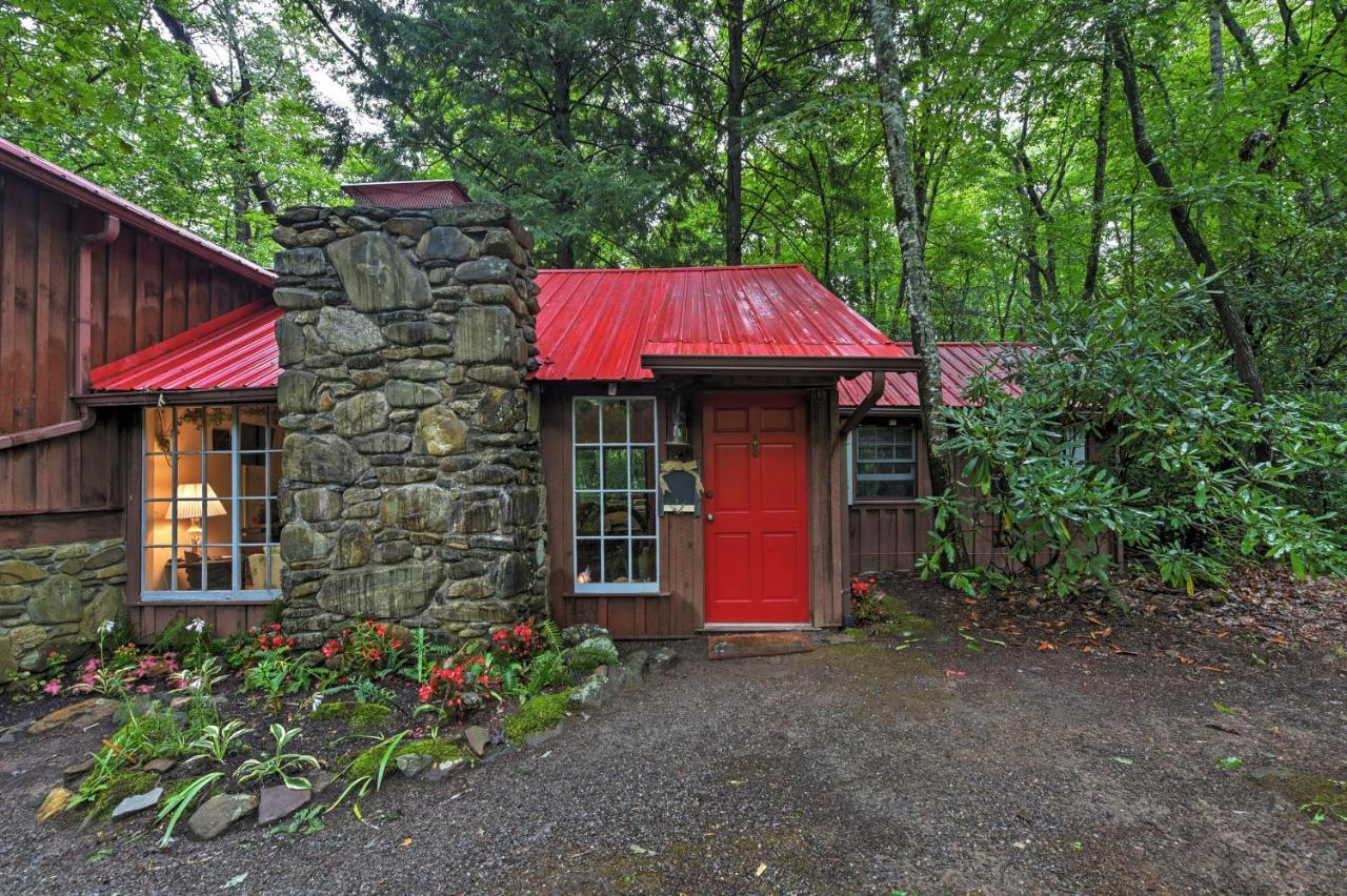 Serene Creekside Cottage Near Asheville Fire Pit Candler Εξωτερικό φωτογραφία