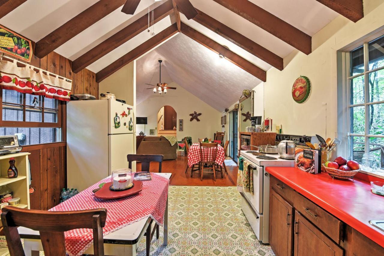 Serene Creekside Cottage Near Asheville Fire Pit Candler Εξωτερικό φωτογραφία