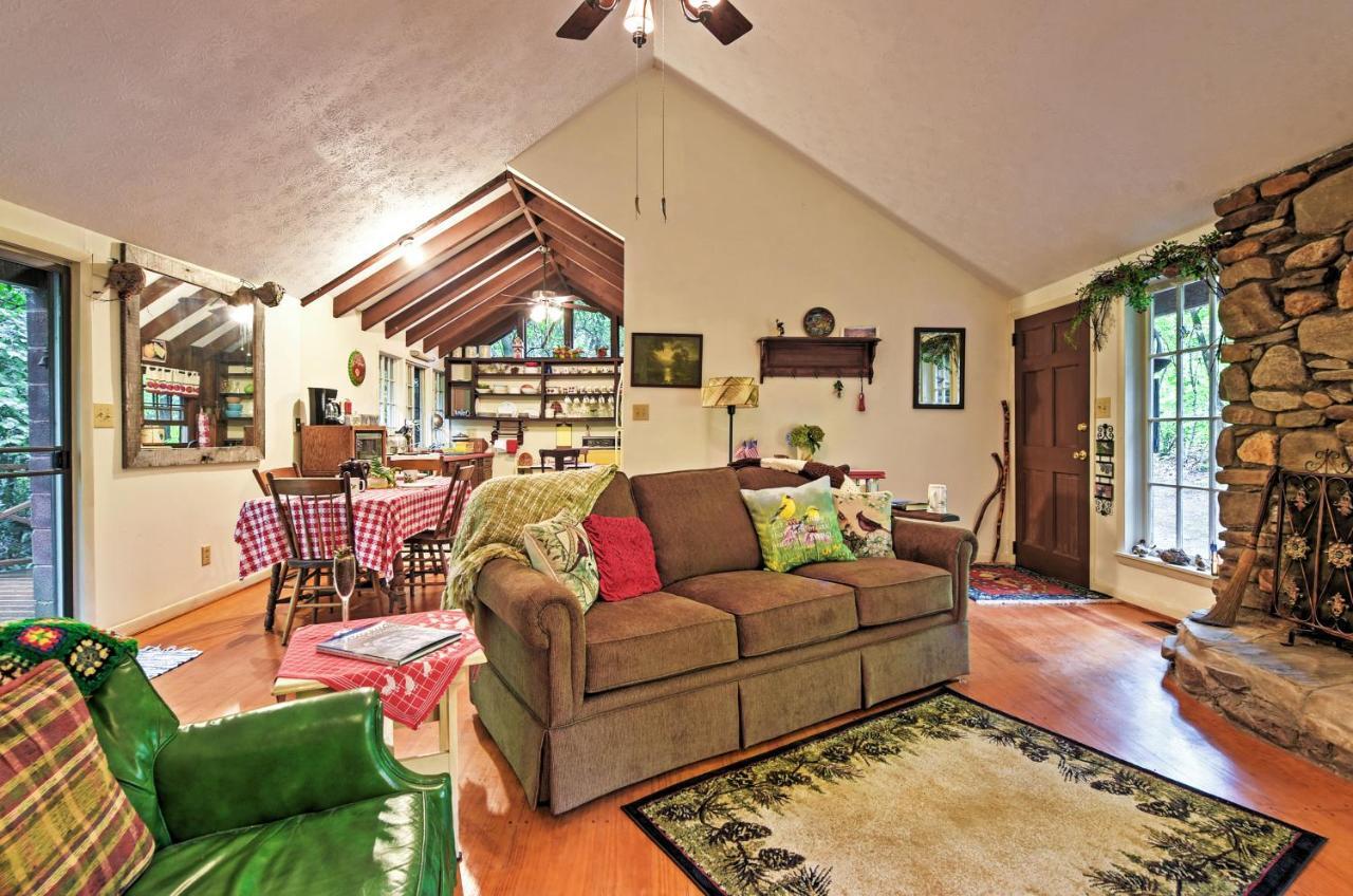Serene Creekside Cottage Near Asheville Fire Pit Candler Εξωτερικό φωτογραφία