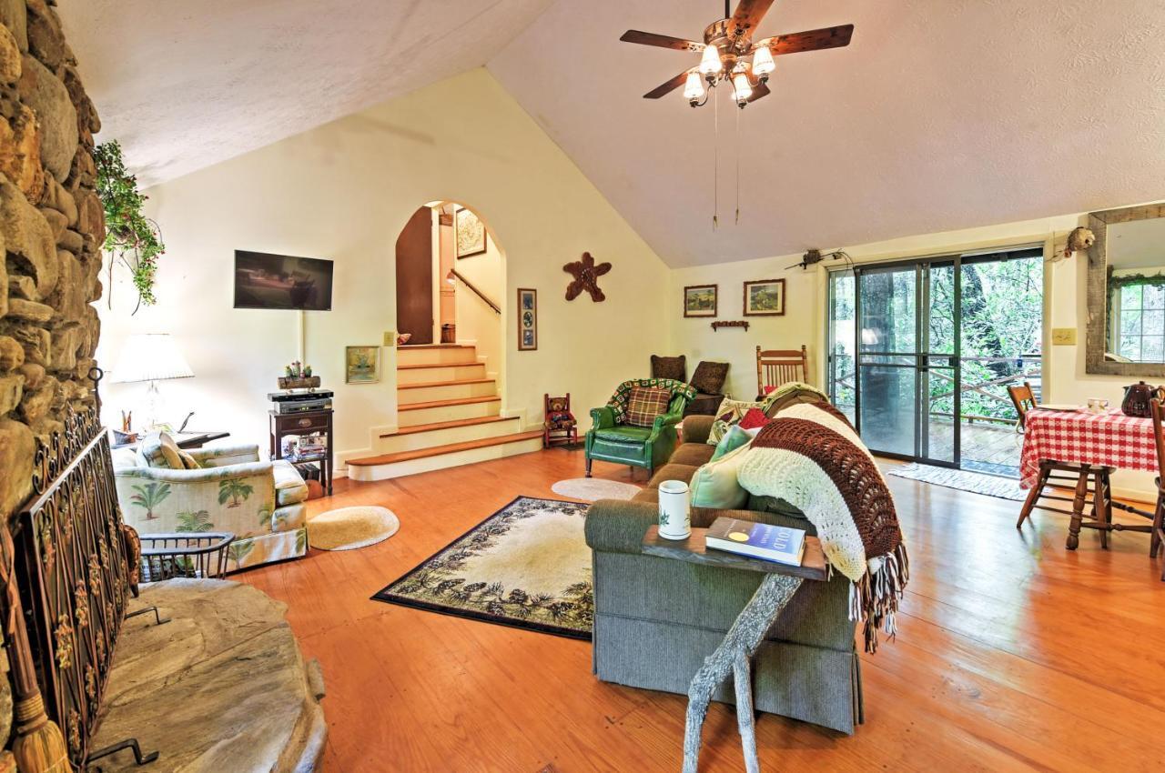 Serene Creekside Cottage Near Asheville Fire Pit Candler Εξωτερικό φωτογραφία
