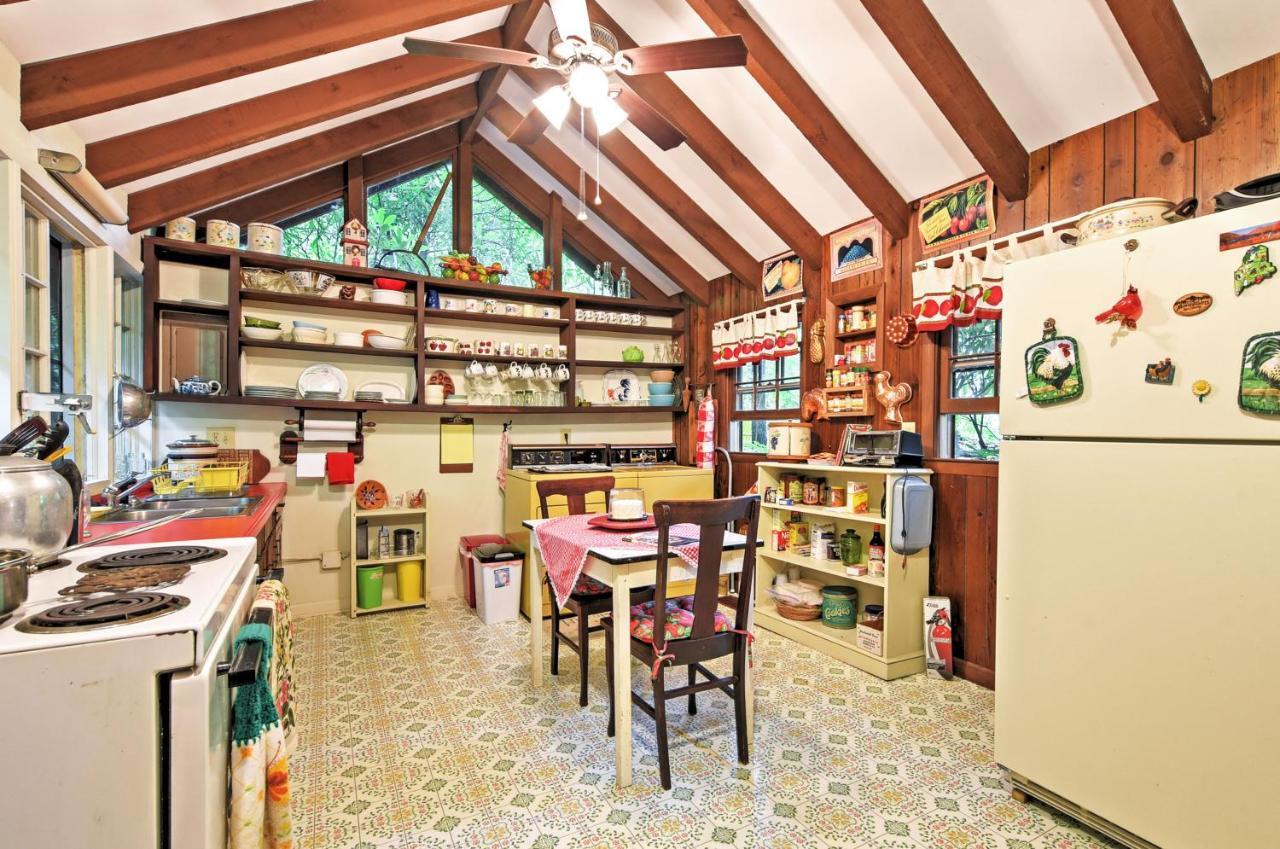 Serene Creekside Cottage Near Asheville Fire Pit Candler Εξωτερικό φωτογραφία