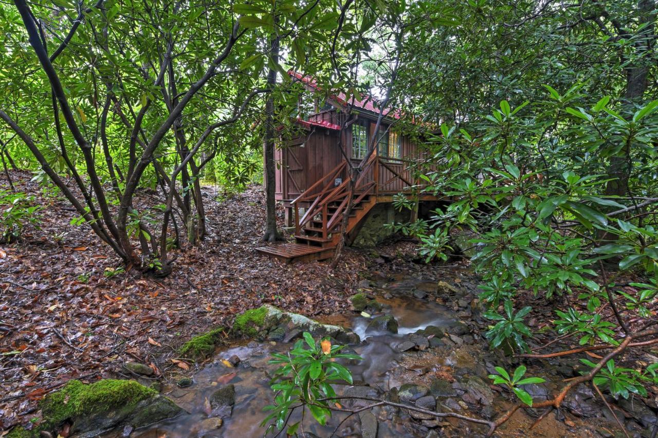 Serene Creekside Cottage Near Asheville Fire Pit Candler Εξωτερικό φωτογραφία
