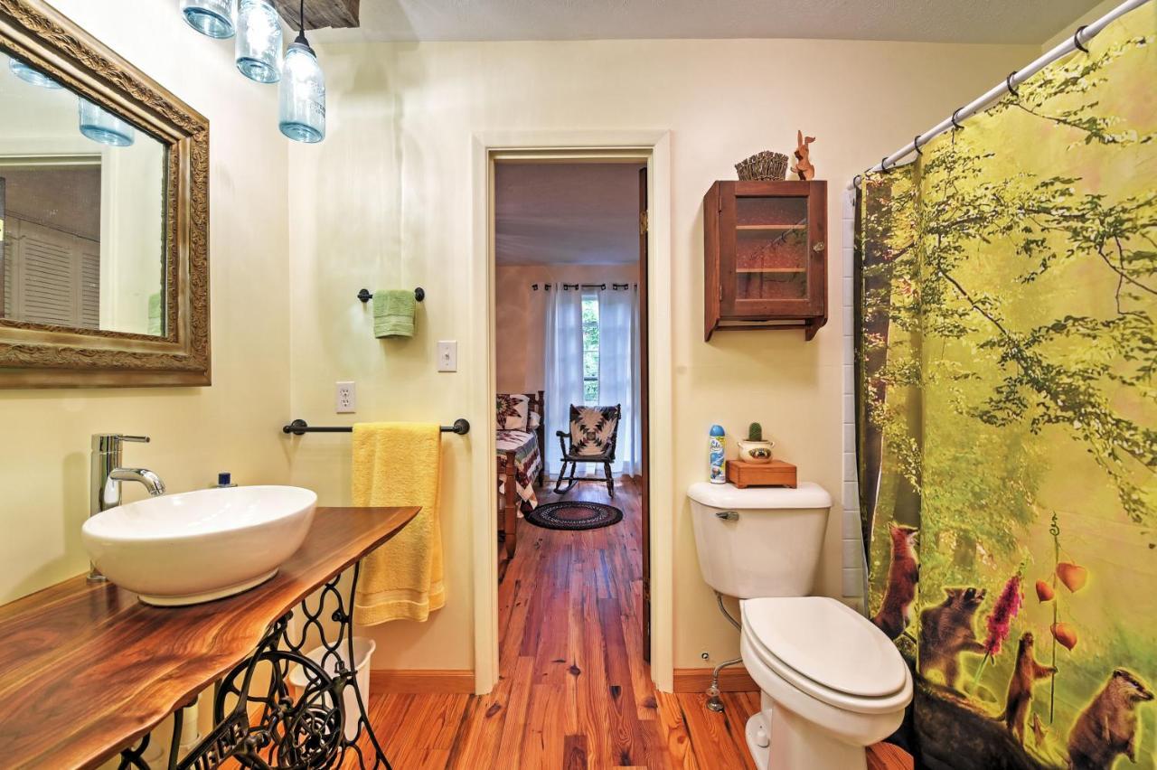 Serene Creekside Cottage Near Asheville Fire Pit Candler Εξωτερικό φωτογραφία
